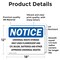 Signmission Universal Waste Storage Only Used Fluorescent, 18 in W x Rectangle, Vinyl Decal OS-2PACK-NS-D-1218-L-18772 - alternate 3